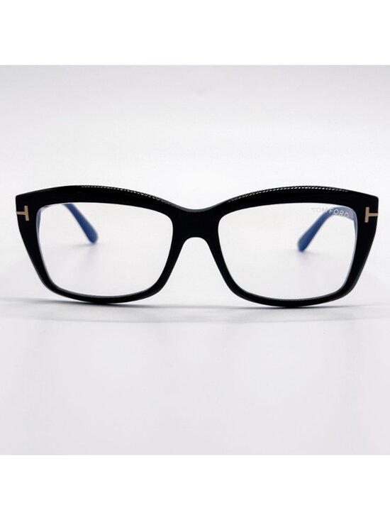 New Tom Ford TF6065 001 Black Cat Eye Women Eyeglasses Authentic main image 7